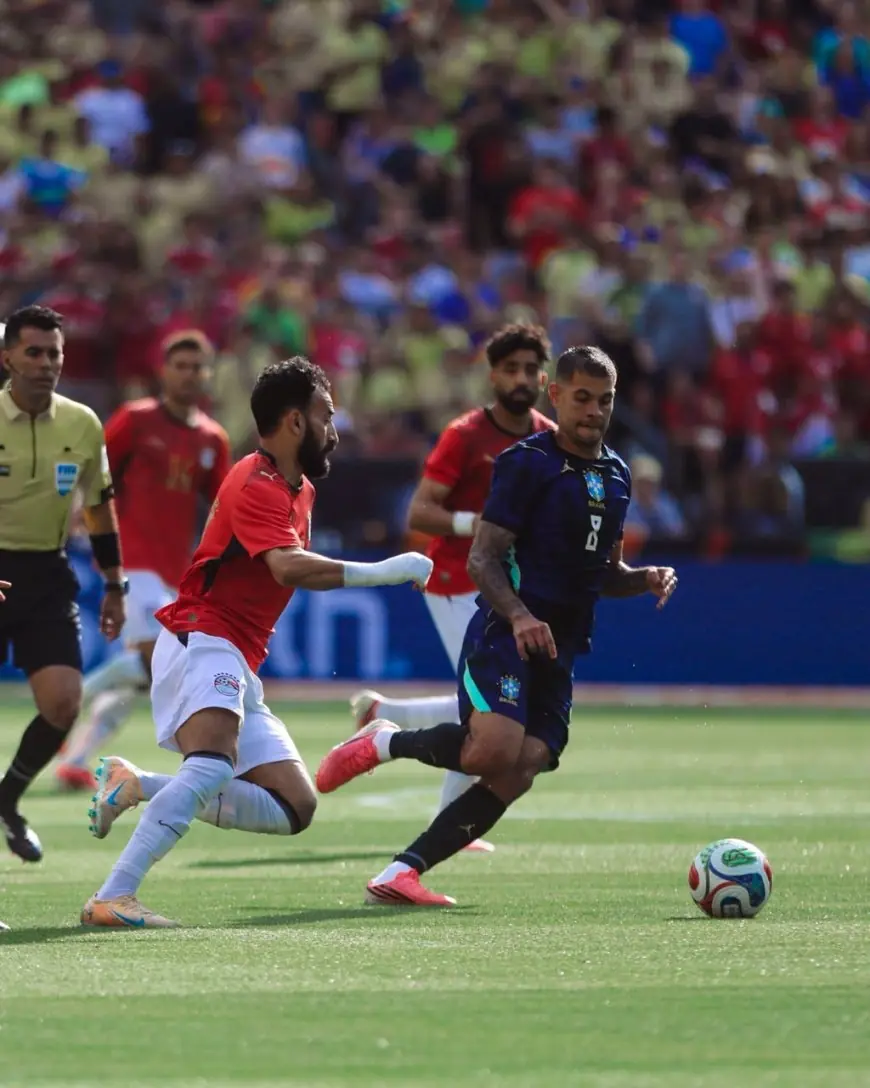 أبرز لقطات وأهداف مباراة مصر ضد البرازيل في التحضير لكأس العالم 2026