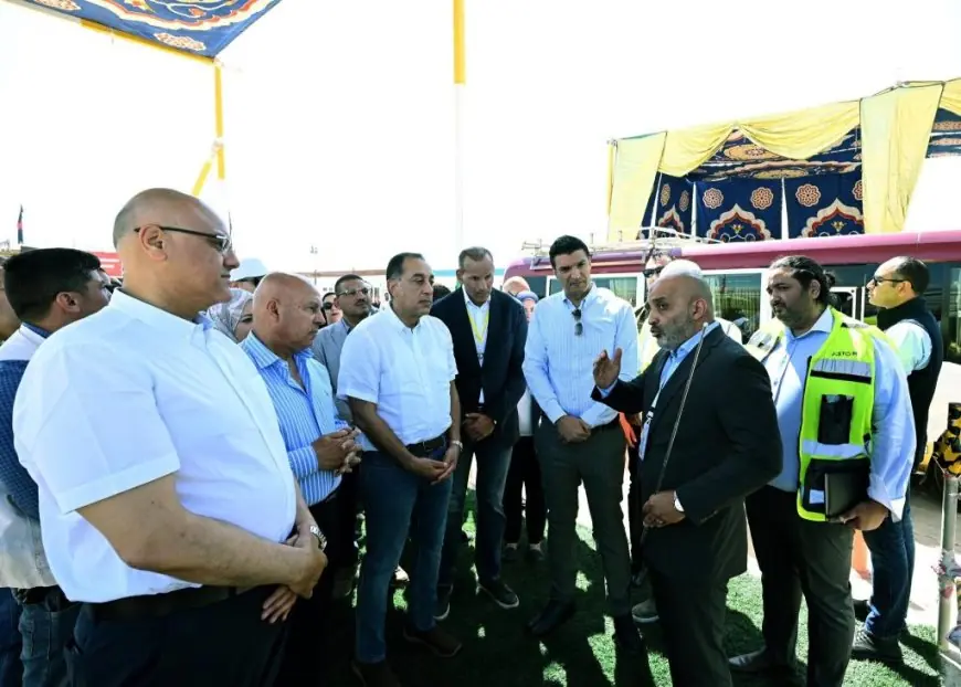 مدبولي يزور مجمع ألستوم الصناعي في برج العرب الجديدة لتعزيز التنمية الصناعية المصرية