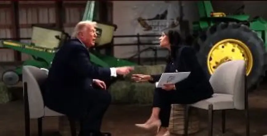 تصريحات نارية لترامب يصف فيها مراسلة NBC بالفاسدة أو الغبية قبل إنهاء المقابلة