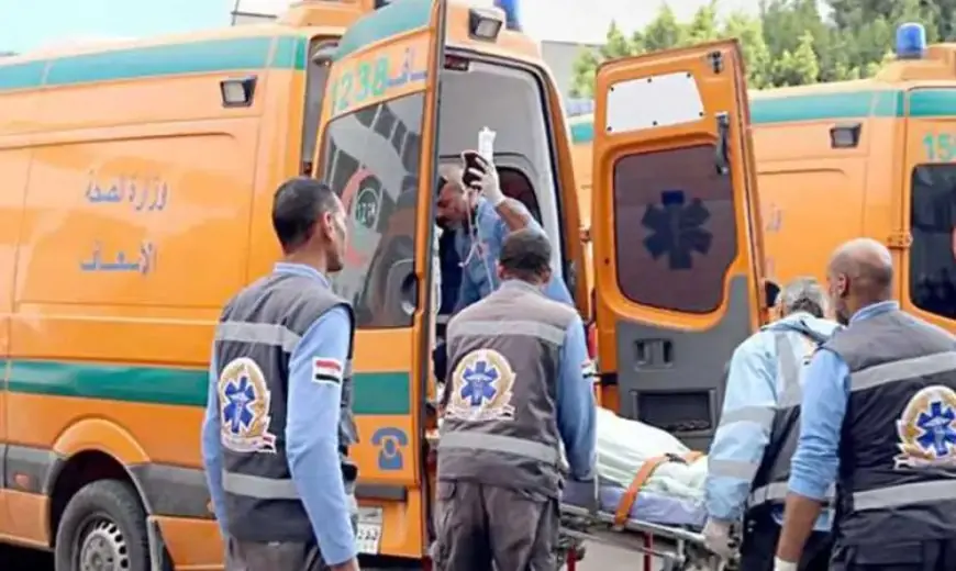 حادث مروع: مصرع ركاب سيارة ملاكي بعد اصطدامها بقطار السويس الإسماعيلية واشتعال النيران فيها