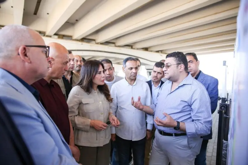 وزيرة الإسكان تتفقد تقدم مشروع ربط خطوط الصرف بالقاهرة الجديدة بمحطة الجبل الأصفر