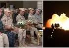 وزير الدفاع يتابع المرحلة الأخيرة من تدريب الرماية الصاروخية الليلية لقوات الدفاع الجوي