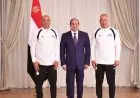 حسام حسن للرئيس السيسي: لاعبونا في مصر كانوا عند حسن الظن، وحضرتك قدوتنا في النجاح والتطوير