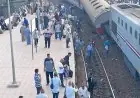 وزير النقل يزور موقع حادث قطار محلة روح ويأمر بسرعة استئناف الحركة