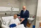 قنصل مصر في الكويت يزور المواطن المصري المصاب جراء الاعتداء الإيراني