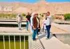 وزيرة الإسكان تراقب تقدم المشروعات وأداء العمل بمدينة السويس الجديدة