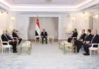الرئيس السيسي يلتقي برئيس حكومة الوحدة الليبية لبحث التعاون المشترك بين مصر وليبيا