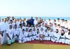 وزير الرياضة يحضر استضافة أسطورة الجودو تيدي راينر في العلمين