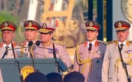 الرئيس السيسي يدعو لسلام الشهيد قبل كلمته في افتتاح قيادة الدولة الاستراتيجية بالعاصمة الجديدة
