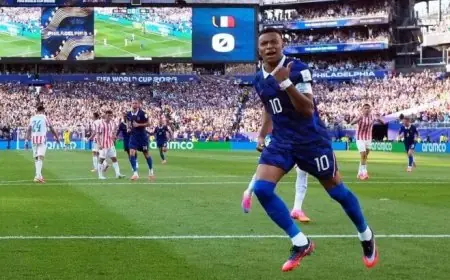 فرنسا تقصي باراجواي بهدف «مبابي» وتواجه المغرب في ربع نهائي كأس العالم 2026 «فيديو»