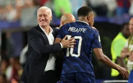 ديشامب يتحدث عن انتصار فرنسا على باراجواي في كأس العالم 2026: «المباراة لم تكن سهلة.. وكنت خائفًا على مبابي»