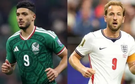 موعد مباراة إنجلترا ضد المكسيك في دور الـ16 بكأس العالم 2026 والقنوات الناقلة