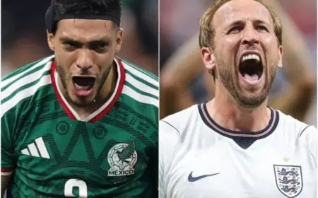 التشكيلة المرتقبة لمباراة إنجلترا والمكسيك في دور الـ16 بكأس العالم 2026