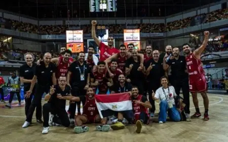 منتخب مصر يواجه أوغندا في ختام تصفيات النافذة الثالثة لمونديال كرة السلة 2027