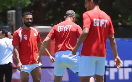 عاصفة رعدية توقف مران منتخب مصر استعدادًا لمواجهة الأرجنتين
