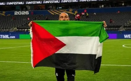 الاتحاد الفلسطيني يثمن موقف حسام حسن بعد ظهوره بعلم فلسطين في كأس العالم 2026