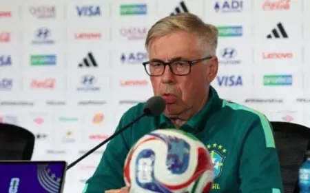 أنشيلوتي يحدد مصيره مع البرازيل بعد خروجهم من كأس العالم 2026