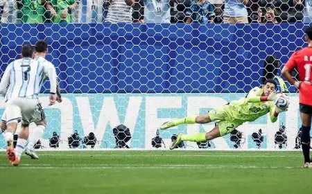 رقم تاريخي لمصطفى شوبير بعد تصديه لركلة جزاء ميسي في كأس العالم