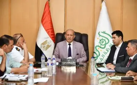 سكرتير عام الفيوم يقود اجتماعاً حاسماً للجنة إزالة التعديات على الأراضي الزراعية