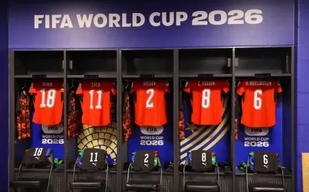 استعداد كامل لغرفة ملابس منتخب مصر لمواجهة الأرجنتين في كأس العالم 2026