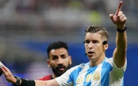 «التحكيم الفاسد».. وسم يتصدر قائمة الأكثر تداولًا بعد مباراة مصر والأرجنتين