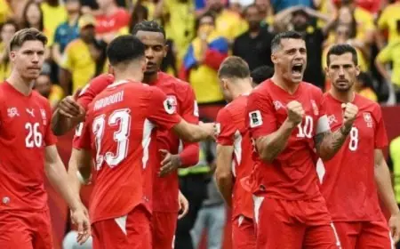 سويسرا تتغلب على كولومبيا بركلات الترجيح وتحدد موعدًا مع الأرجنتين في ربع نهائي كأس العالم 2026 «فيديو»