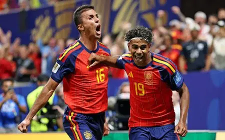 تشكيل منتخب إسبانيا أمام بلجيكا: حضور قوي لامين يامال في خط الهجوم