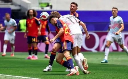 كأس العالم 2026.. الشوط الأول ينتهي بالتعادل الإيجابي بين إسبانيا وبلجيكا «فيديو»