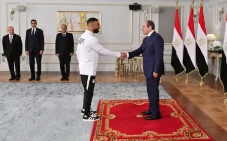 صلاح يرسل رسالة للرئيس السيسي: دعمك لنا يزيد من مسؤوليتنا وسنبذل قصارى جهدنا لإسعاد الشعب المصري
