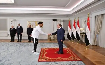 مصطفى شوبير للرئيس السيسي: وعدنا بكسر شعار «التمثيل المشرف» وطموحنا صناعة التاريخ