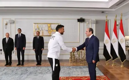 تريزيجيه يوجه رسالة للرئيس السيسي: بذلنا أقصى جهدنا لإسعاد المصريين في المونديال