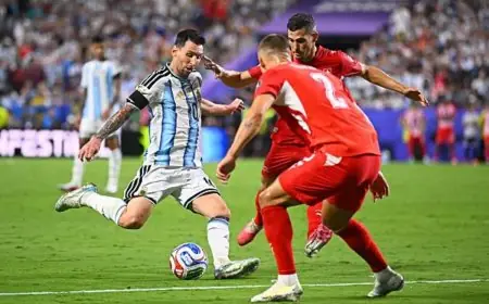 ملخص أهداف مباراة الأرجنتين وسويسرا في ربع نهائي كأس العالم 2026 تجربه مذهلة