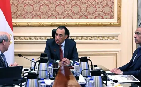مدبولي يناقش تقدم إنشاء مبنى الركاب 4 في مطار القاهرة الدولي