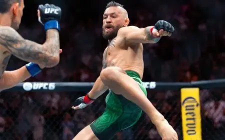 عودة مثيرة لكونور مكريغور إلى UFC تنتهي بإصابة خلال دقيقة واحدة
