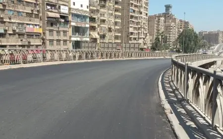 محافظ الجيزة يشرف على تحسين المرور من خلال تطوير ورفع كفاءة كوبري أرض اللواء