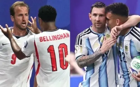 موعد مباراة الأرجنتين وإنجلترا في نصف نهائي كأس العالم 2026 والقنوات الناقلة
