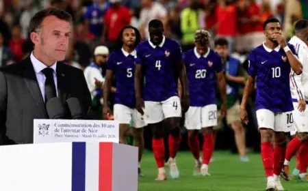 رئيس فرنسا بعد الهزيمة أمام إسبانيا في كأس العالم: «الخسارة مؤلمة»