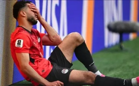 «لا تتحدث كثيرًا وموذياً».. طبيب منتخب مصر يشرح تفاصيل إصابة محمد عبد المنعم