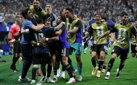 الأرجنتين تبتكر المفاجأة على إنجلترا بهدفين وتواجه إسبانيا في نهائي كأس العالم 2026 «فيديو»