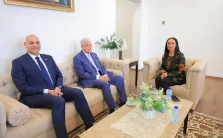 وزيرة التضامن الاجتماعي تبحث التعاون مع مستشار الرئيس للتنمية المحلية ورئيس جامعة السادات