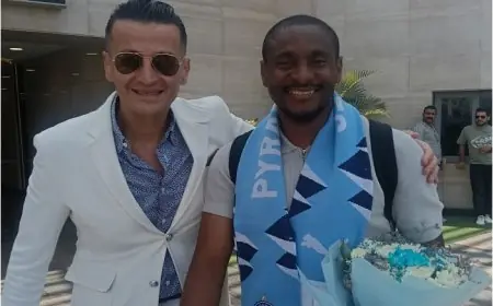 موكوينا في القاهرة رسمياً للانطلاق مع فريق بيراميدز