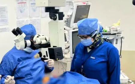 نجاح الرعاية الصحية في إجراء 5 عمليات زراعة قرنية العين المتقدمة في الإسماعيلية
