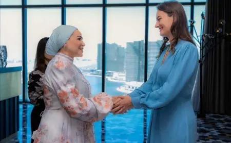 انتصار السيسي تزور معرض ديارنا بالعلمين بصحبة السيدة الأولى لجمهورية الجبل الأسود