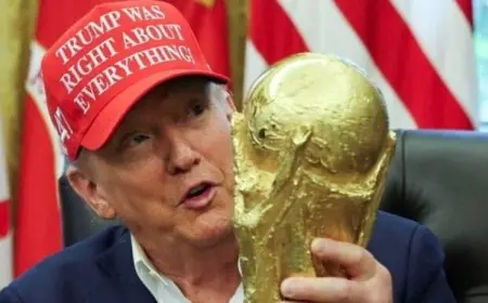 ترامب يشير إلى إمكانية تقديم أمريكا طلباً جديداً لاستضافة كأس العالم بعد نجاح نسخة 2026.