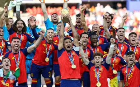 تعليقات ساخرة على كريستيانو رونالدو خلال احتفالات إسبانيا بفوزها بلقب كأس العالم 2026