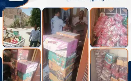 ضبط 2703 عبوة أغذية فاسدة ومنتهية الصلاحية بمحافظة قنا بواسطة التموين