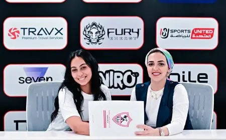 الزمالك يمدد عقد جنى محمد لاعبة فريق سيدات الطائرة