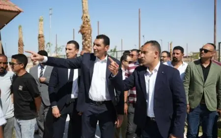 تفاصيل زيارة وزير الرياضة للمنشآت الرياضية في منطقة الإسكان بالعلمين الجديدة