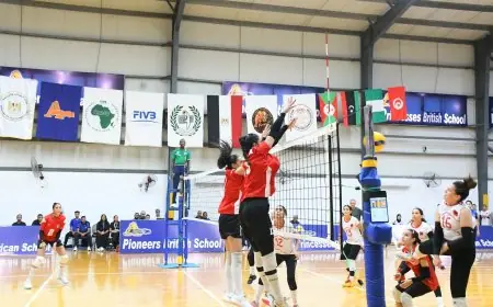 فوز منتخب ناشئات مصر على المغرب في بطولة أفريقيا للكرة الطائرة