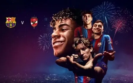 برشلونة يفصح عن تفاصيل المباراة ضد الأهلي في كأس خوان جامبر